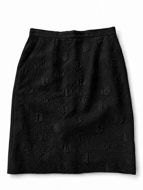 ✌🏻 Tamotsu NY Vintage Textured Cloqué Polka Dot Skirt 8
